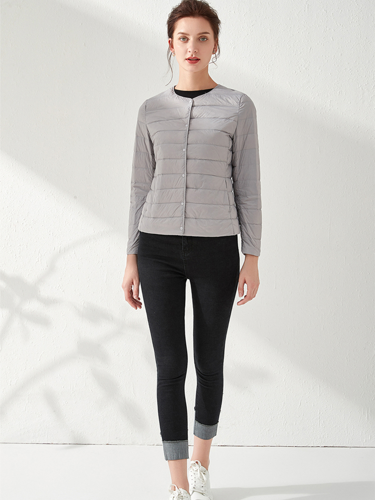 Women's Down Parkas Woman Ultra Light Down Jacket Portable Parka Matt Fabric Casual 90% Duck Down Coat Warm Parka Lightweight Jacket Good Quality