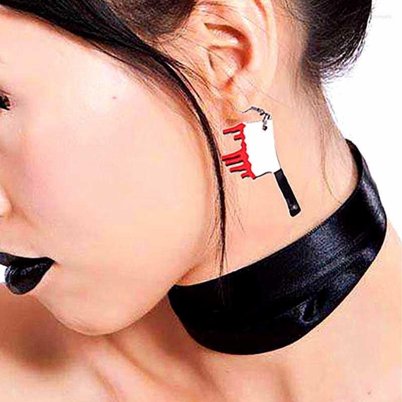 Dangle Earrings & Chandelier Bloody Kitchen Knife For Women Halloween Punk JewelryDangle
Dangle Earrings & Chandelier Bloody Kitchen Knife For Women Halloween Punk JewelryDangle