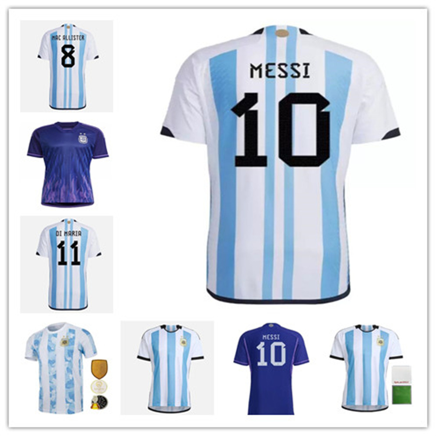 Fans player Version 22 23 Argentina soccer Jerseys 2022 2023 MESSIS MAC ALLISTER DYBALA DI MARIA MARTINEZ DE PAUL MARADONA child kids kit Men women football shirt, 2021 home patch
Fans player Version 22 23 Argentina soccer Jerseys 2022 2023 MESSIS MAC ALLISTER DYBALA DI MARIA MARTINEZ DE PAUL MARADONA child kids kit Men women football shirt, 2021 home patch