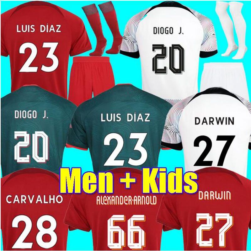 soccer jerseys 22 23 season home away 3rd DARWIN 2022 2023 Mohamed Diogo Luis DIaz Alexander Arnold football kit tops shirts men kids uniform CARVALHO, Third kids
soccer jerseys 22 23 season home away 3rd DARWIN 2022 2023 Mohamed Diogo Luis DIaz Alexander Arnold football kit tops shirts men kids uniform CARVALHO, Third kids