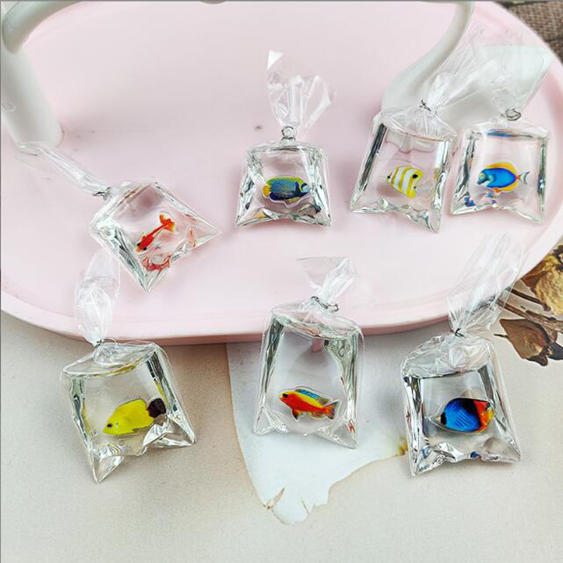 JINGLANG Transparent Resin Ocean Goldfish Water Bag Charms Candy Earrings Pendant Handmade Diy Jewelry Accessories
JINGLANG Transparent Resin Ocean Goldfish Water Bag Charms Candy Earrings Pendant Handmade Diy Jewelry Accessories