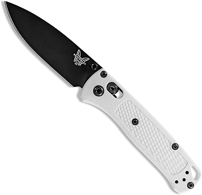 Benchmade Mini Bugout 533/533BK AXIS Folding Knife 2.82" S30V Black DLC Plain Blade White Grivory Handles BM C07 535 533-2 537 550 555 Utility Tools
Benchmade Mini Bugout 533/533BK AXIS Folding Knife 2.82" S30V Black DLC Plain Blade White Grivory Handles BM C07 535 533-2 537 550 555 Utility Tools