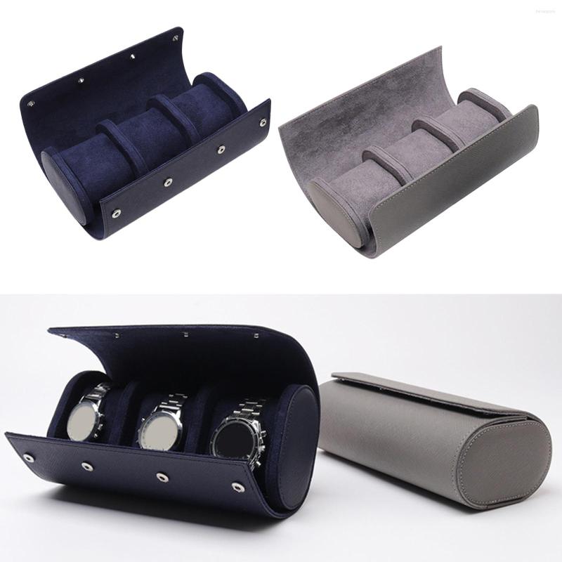 Watch Boxes 3 Slot Box Men Roll Travel Case Jewelry Bracelets Wristwatch Pouch Gift Storage Slid In Out Organizer
Watch Boxes 3 Slot Box Men Roll Travel Case Jewelry Bracelets Wristwatch Pouch Gift Storage Slid In Out Organizer