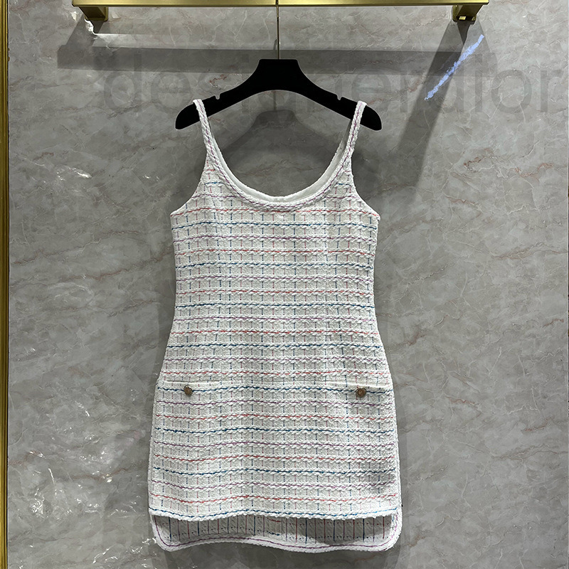 Casual Dresses designer Small Fragrant White Colorful Line Checker Tweed Summer 2022 New European Banquet Sling WBMC, 2# packing bag
Casual Dresses designer Small Fragrant White Colorful Line Checker Tweed Summer 2022 New European Banquet Sling WBMC, 2# packing bag