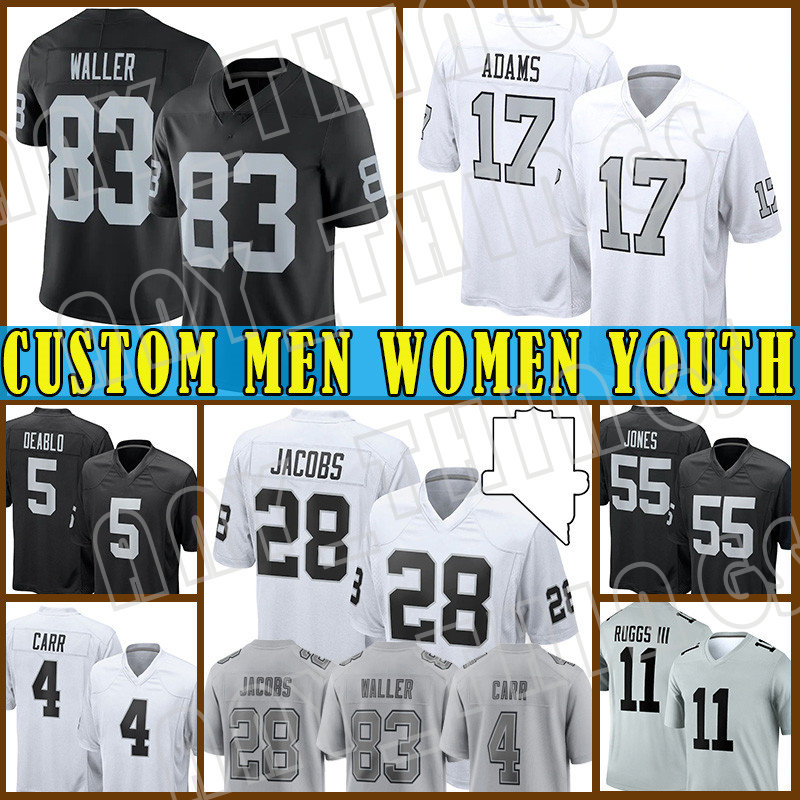 17 Davante Adams 28 Josh Jacobs Derek Carr Football Jersey Darren Waller Chandler Jones Henry Ruggs III Divine Deablo Hunter Renfrow Maxx Crosby Nate Hobbs Howie Long, Custom women+patch(t x z)
17 Davante Adams 28 Josh Jacobs Derek Carr Football Jersey Darren Waller Chandler Jones Henry Ruggs III Divine Deablo Hunter Renfrow Maxx Crosby Nate Hobbs Howie Long, Custom women+patch(t x z)