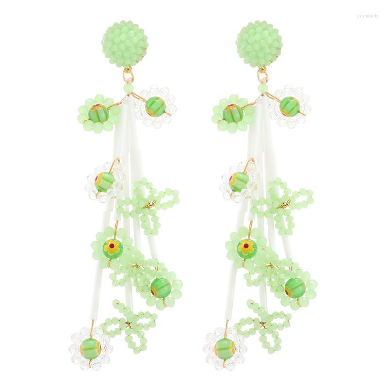 Dangle Earrings & Chandelier Ztech Green/Blue Flower Hand-Make Beads Drop For Women Fairy Cute Elegant Long Ear Accessories Statement Jewelr
Dangle Earrings & Chandelier Ztech Green/Blue Flower Hand-Make Beads Drop For Women Fairy Cute Elegant Long Ear Accessories Statement Jewelr
