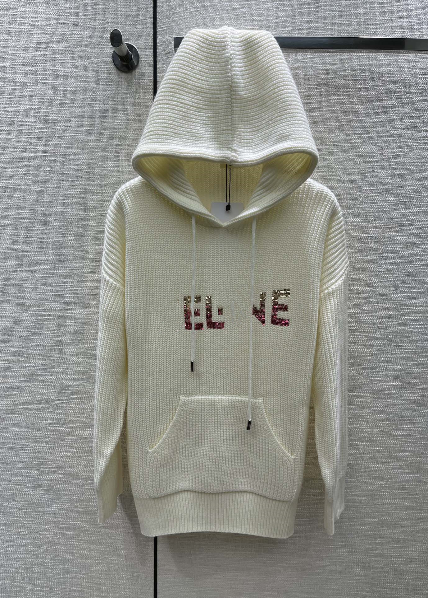 Women's Sweaters Fashion Brand Autumn and Winter Latest Letter Logo Knitted Hoodie Sweater, Black
Women's Sweaters Fashion Brand Autumn and Winter Latest Letter Logo Knitted Hoodie Sweater, Black