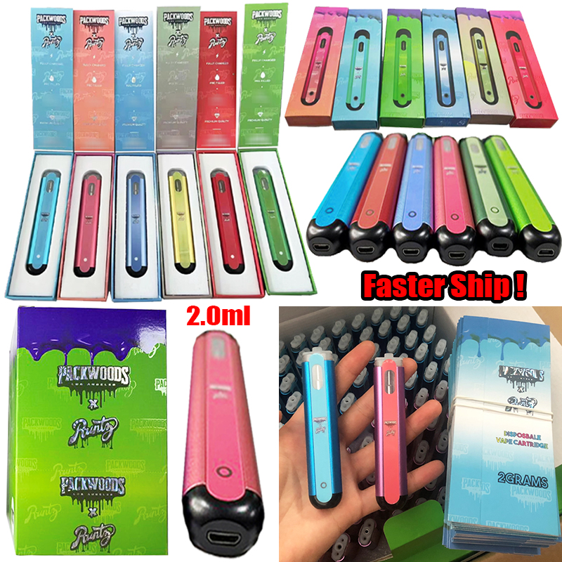 Packwoods X Runtz E Cigarettes Disposable Vape Pen 6 Strains 2.0ml Rechargeable Ceramic Coil Empty Thick Oil Carts Vaporizer Device Pod Starter Kits 350MAH Micro USB
Packwoods X Runtz E Cigarettes Disposable Vape Pen 6 Strains 2.0ml Rechargeable Ceramic Coil Empty Thick Oil Carts Vaporizer Device Pod Starter Kits 350MAH Micro USB