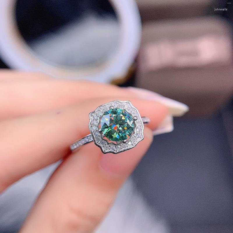 Cluster Rings Brand 1.0 CT Green Moissanite Diamond Ring VVS1 Clarity GIA Creates Women's Engagement Style Luxury Boutique Jewelry
Cluster Rings Brand 1.0 CT Green Moissanite Diamond Ring VVS1 Clarity GIA Creates Women's Engagement Style Luxury Boutique Jewelry