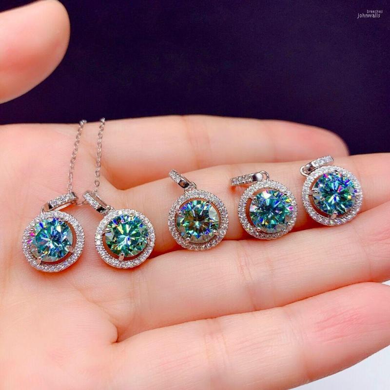 Components S925 Pure Silver Blue Green Mosan Diamond Pendant 1.0ctD Color VVS1 Level Clarity Hip Hop Trend Necklace Classic Fashion
Components S925 Pure Silver Blue Green Mosan Diamond Pendant 1.0ctD Color VVS1 Level Clarity Hip Hop Trend Necklace Classic Fashion