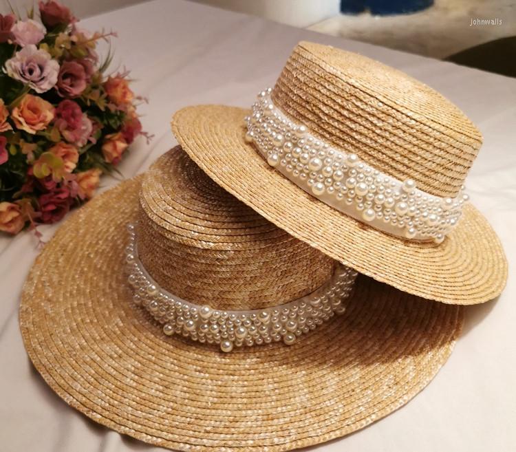Berets 01907-shi Summer Handmade Straw Pearl Lady Fedoras Cap Women Leisure Panama Jazz HatBerets, 7cm brim
Berets 01907-shi Summer Handmade Straw Pearl Lady Fedoras Cap Women Leisure Panama Jazz HatBerets, 7cm brim