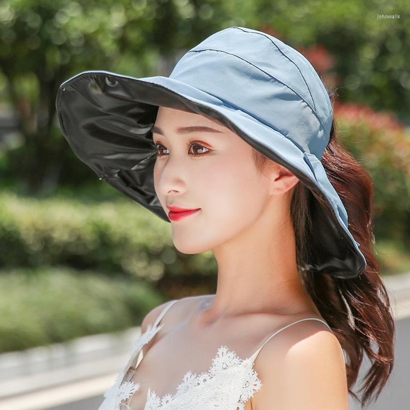 Wide Brim Hats Spring Summer Hat Women High Quality Anti-UV Bow Sun Visor Lady Beach Cap Female Packable CapWide, Black
Wide Brim Hats Spring Summer Hat Women High Quality Anti-UV Bow Sun Visor Lady Beach Cap Female Packable CapWide, Black
