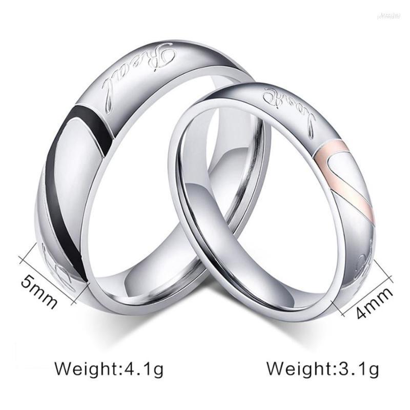 Wedding Rings 2022 316L Stainless Steel Ring Romantic Heart Type Couple Engagement R-8520
Wedding Rings 2022 316L Stainless Steel Ring Romantic Heart Type Couple Engagement R-8520