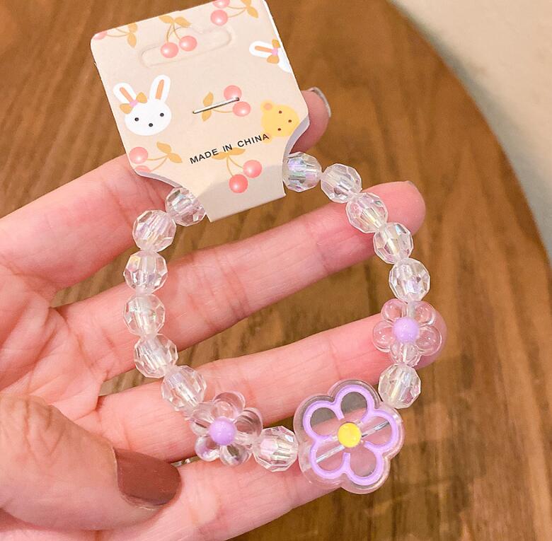 Multi Styles kids Jewelry Bracelet Accessory Multi beads Flower Watermelon Charms Bracelets Girl Birthday gift