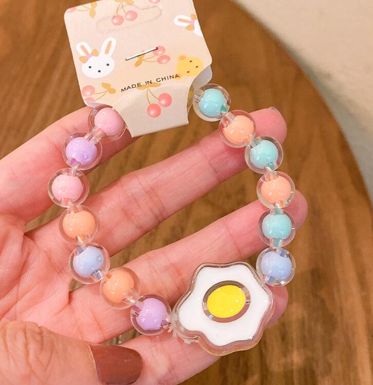 Multi Styles kids Jewelry Bracelet Accessory Multi beads Flower Watermelon Charms Bracelets Girl Birthday gift