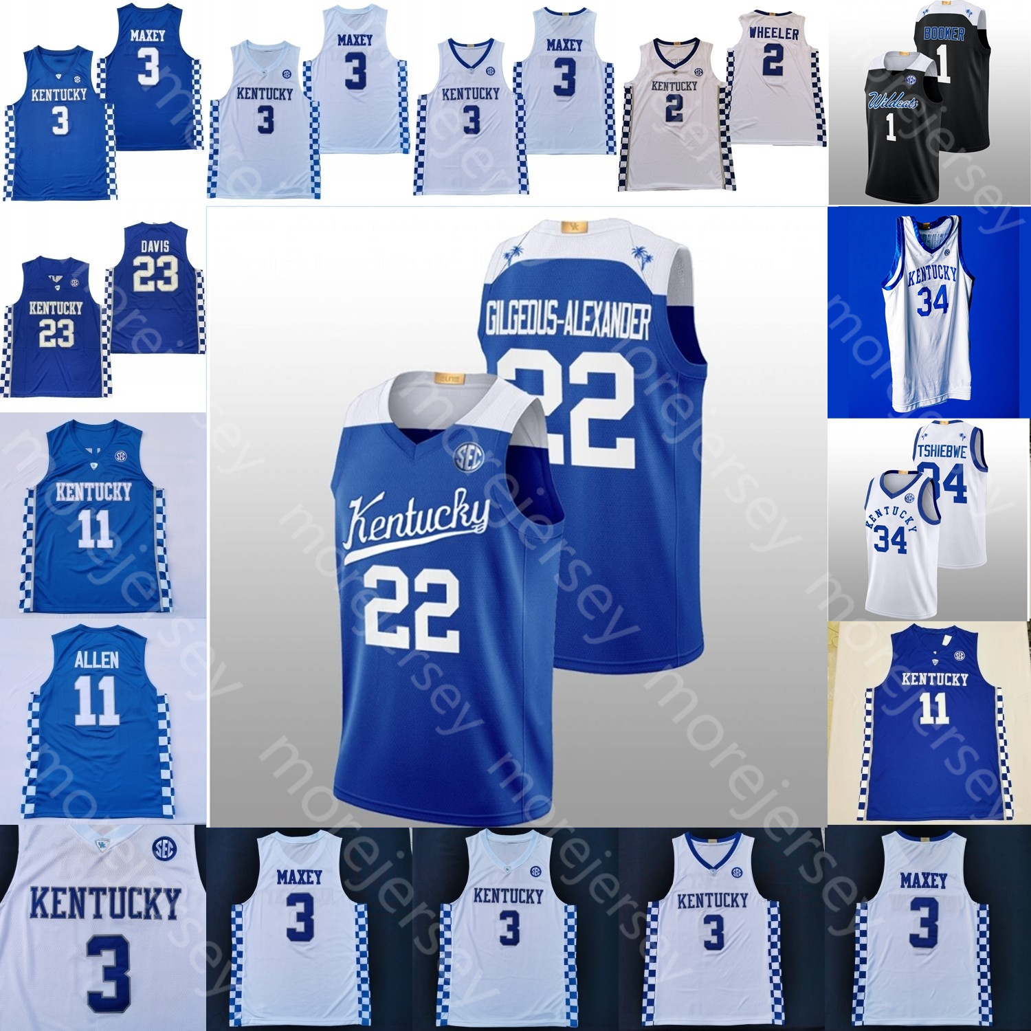 Kentucky Wildcats Basketball Jersey NCAA College CJ Fredrick Oscar Tshiebwe Keion Brooks Jr. Ware Allen Tyty Washington Jr. Daimion Collins Bryce Hopkins, 2021 blue white
Kentucky Wildcats Basketball Jersey NCAA College CJ Fredrick Oscar Tshiebwe Keion Brooks Jr. Ware Allen Tyty Washington Jr. Daimion Collins Bryce Hopkins, 2021 blue white