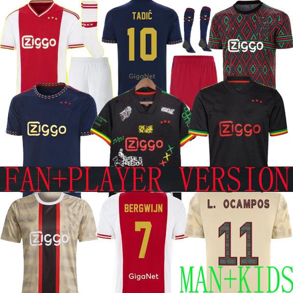 AJAXS Soccer Jersey 22 23 TADIC BERGWIJN ANTONY BASSEY BROBBEY Player football shirt 2022 2023 Marley HALLER Mens Jersey Kids Kit, 8 threy
AJAXS Soccer Jersey 22 23 TADIC BERGWIJN ANTONY BASSEY BROBBEY Player football shirt 2022 2023 Marley HALLER Mens Jersey Kids Kit, 8 threy