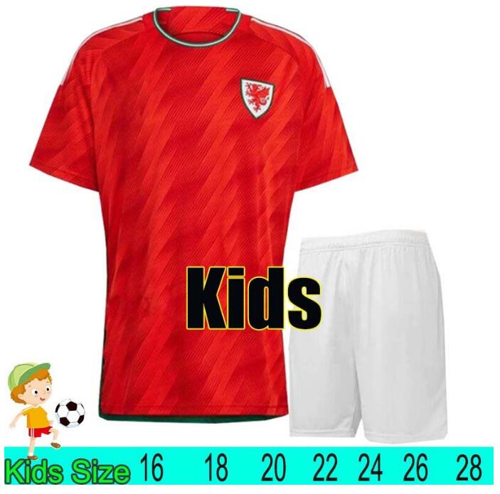 2022 Wales Soccer Jerseys BALE WILSON ALLEN RAMSEY KIDS KIT 22 23 WALES National Team Rodon VOKES BOYS Home Football Shirt Short Sleeve Uniforms, 22/23 away no socks
2022 Wales Soccer Jerseys BALE WILSON ALLEN RAMSEY KIDS KIT 22 23 WALES National Team Rodon VOKES BOYS Home Football Shirt Short Sleeve Uniforms, 22/23 away no socks