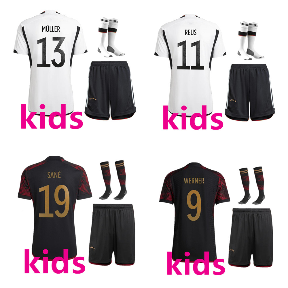 kids 2022 football kits Tracksuits Germanies Soccer Jerseys SANE HUMMELS KROOS WERNER MULLER GERMANe Football shirt GOTZE Gnabry REUS MUSIALA Kid footbal kit, 22/23 away
kids 2022 football kits Tracksuits Germanies Soccer Jerseys SANE HUMMELS KROOS WERNER MULLER GERMANe Football shirt GOTZE Gnabry REUS MUSIALA Kid footbal kit, 22/23 away