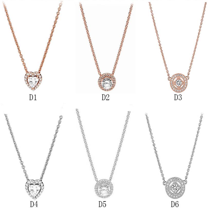 Genuine S925 Sterling Silver Fit Pandora Couple Necklace Rose Gold Classic Elegant Necklace Set DIY Heart Love Heart Blue Crysta C240q
Genuine S925 Sterling Silver Fit Pandora Couple Necklace Rose Gold Classic Elegant Necklace Set DIY Heart Love Heart Blue Crysta C240q