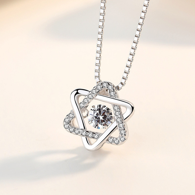 S925 Silver Star Pendant Statement Necklace Zircon Diamonds Women Girls Lady Swarovski Elements Jewelry
S925 Silver Star Pendant Statement Necklace Zircon Diamonds Women Girls Lady Swarovski Elements Jewelry
