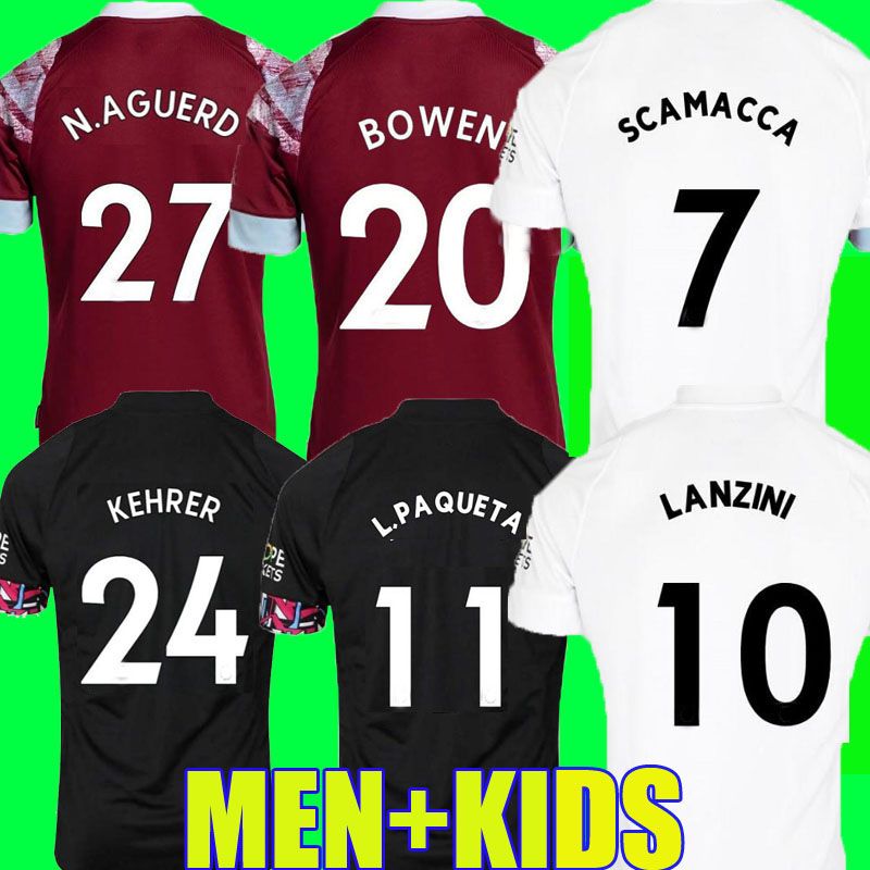 S-4XL 22 23 West Hams SCAMACCA BOWEN RICE Soccer Jerseys United BENRAHMA N. AGUERO LANZINI ANTONIO NOBLE FORNALS DAWSON SOUCEK 2022 2023Football Shirt Men Kids Kit, Home kids
S-4XL 22 23 West Hams SCAMACCA BOWEN RICE Soccer Jerseys United BENRAHMA N. AGUERO LANZINI ANTONIO NOBLE FORNALS DAWSON SOUCEK 2022 2023Football Shirt Men Kids Kit, Home kids