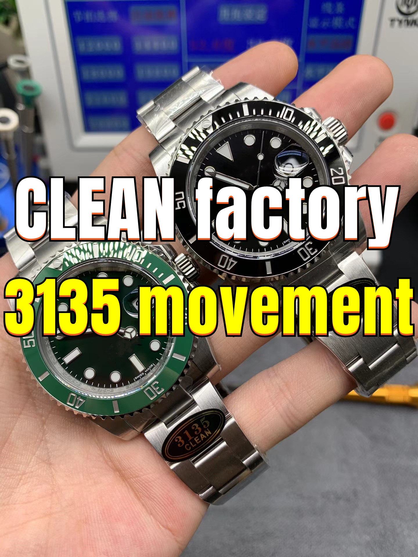 CLean designer watches for mens luxury watch top quality 40-41MM 3135 or 3235 automatic imported mechanical movement waterproof 100M c1, Screwdriver 
CLean designer watches for mens luxury watch top quality 40-41MM 3135 or 3235 automatic imported mechanical movement waterproof 100M c1, Screwdriver