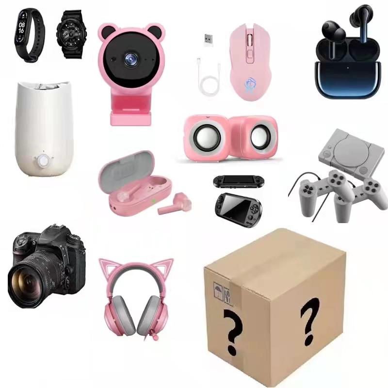New Blind Box Mystery High Quality Brand New 100% Winning Random Items Digital Electronic Car Accessories Game Console Earphones Watch Christmas Gifts
New Blind Box Mystery High Quality Brand New 100% Winning Random Items Digital Electronic Car Accessories Game Console Earphones Watch Christmas Gifts
