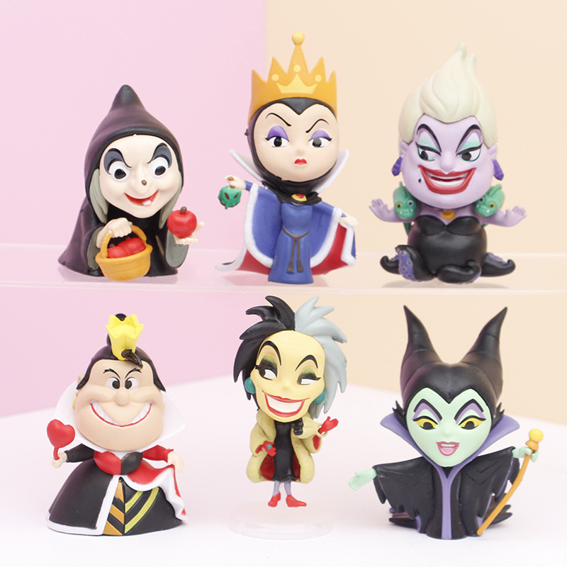 Disney genuine authorized villain stepmother queen Doll small model decoration home decoration holiday gift birthday surprise