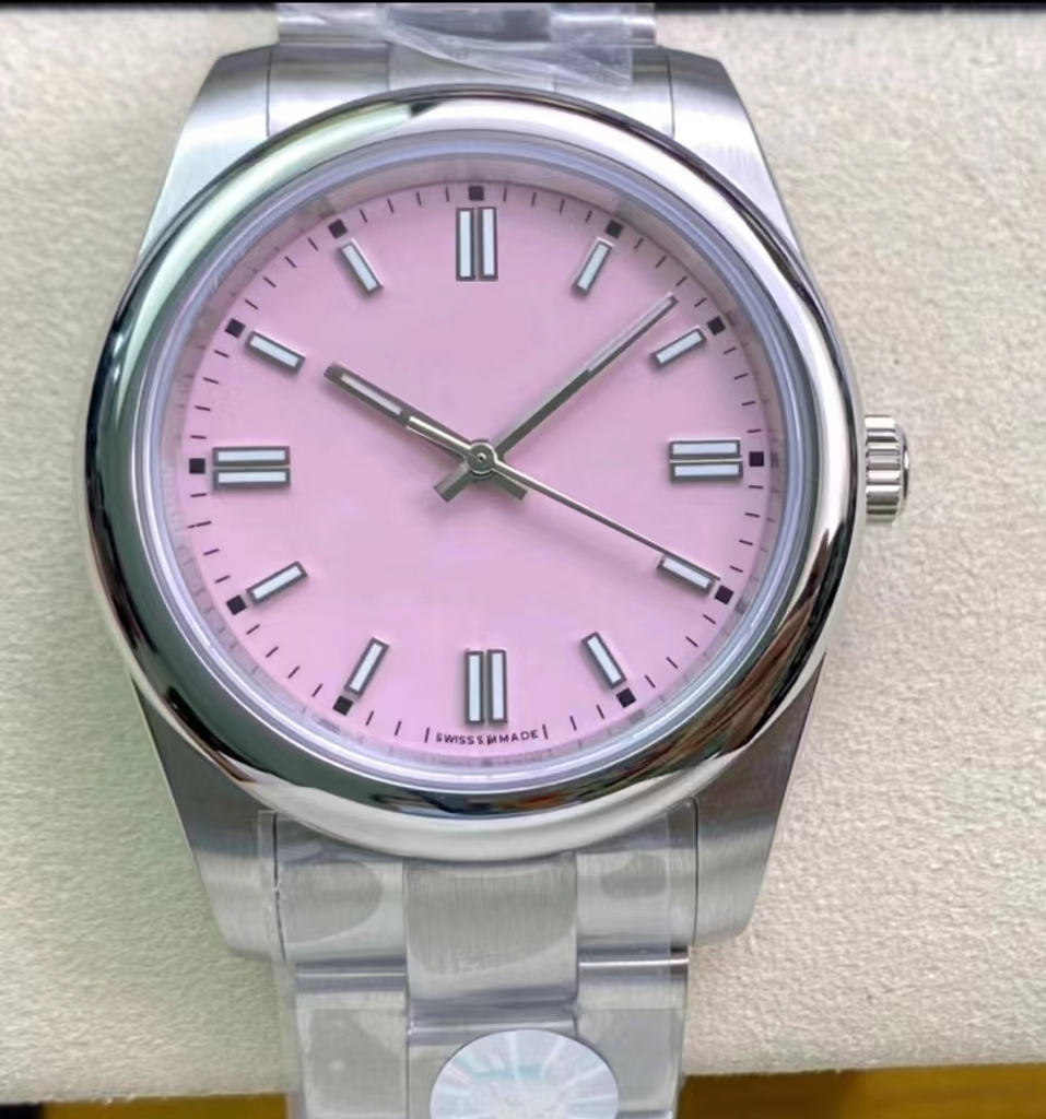 Ladies Mechanical Watch 36mm Silver Case Japanese Original 2813 Movement Automatic Winding Sapphire Glass Face Multicolor Perpetual Watch
Ladies Mechanical Watch 36mm Silver Case Japanese Original 2813 Movement Automatic Winding Sapphire Glass Face Multicolor Perpetual Watch