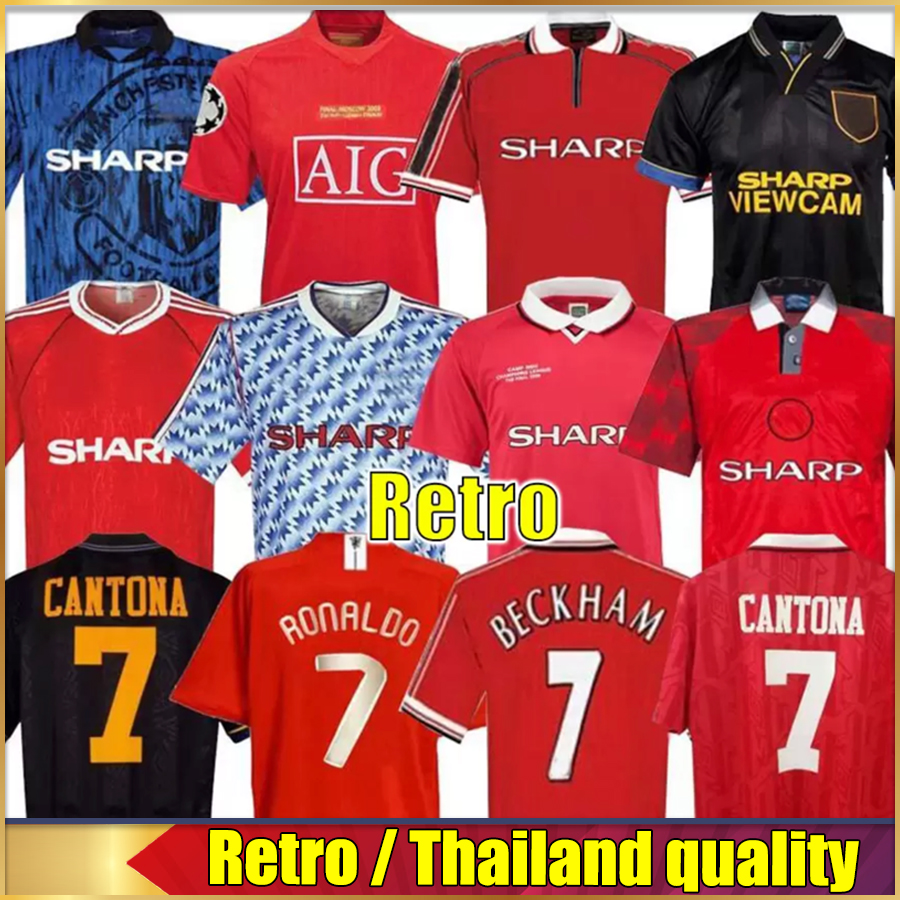 Retro Jerseys Man 07 08 90 92 Unit ed UCL final match ut d home Manchester 1994 1998 Uni ted RONALDO BECKHAM CANTONA KEANE SCHOLES GIGGS Jersey
Retro Jerseys Man 07 08 90 92 Unit ed UCL final match ut d home Manchester 1994 1998 Uni ted RONALDO BECKHAM CANTONA KEANE SCHOLES GIGGS Jersey
