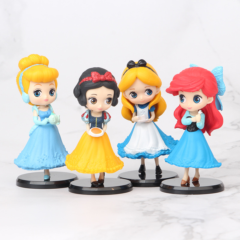 

Disney Genuine Authorized Princess Doll Cake Ornament Home Decoration Children's Play House Toys