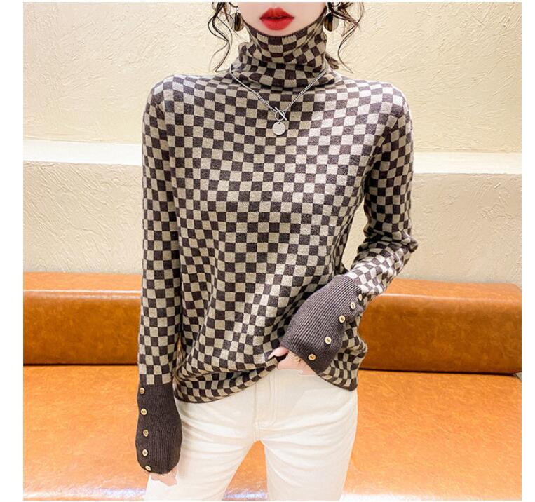 2223 new Women Sweater For Pullovers Turtleneck Knitted Luxury GGity Letter Sweater Girls slim fit Tops clothing
2223 new Women Sweater For Pullovers Turtleneck Knitted Luxury GGity Letter Sweater Girls slim fit Tops clothing