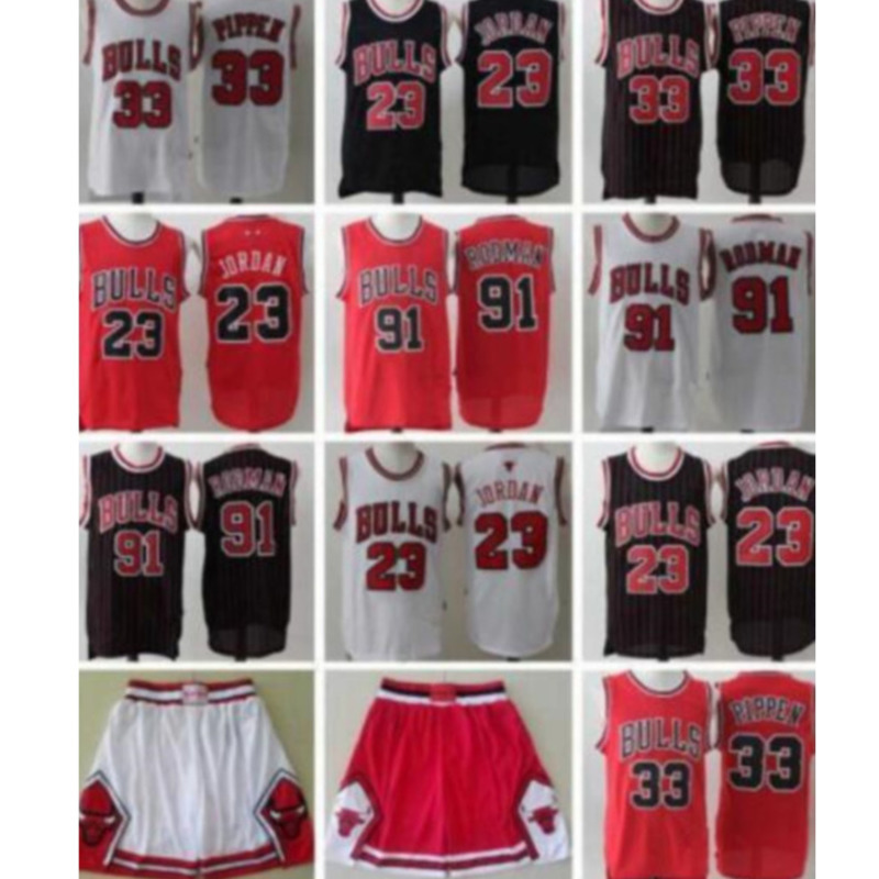 mens basketball jerseys michael 23 MJ dennis 91 rodman scottie 33 pippen shorts black Red white stitching chicago''bulls''jersey, Color
mens basketball jerseys michael 23 MJ dennis 91 rodman scottie 33 pippen shorts black Red white stitching chicago''bulls''jersey, Color