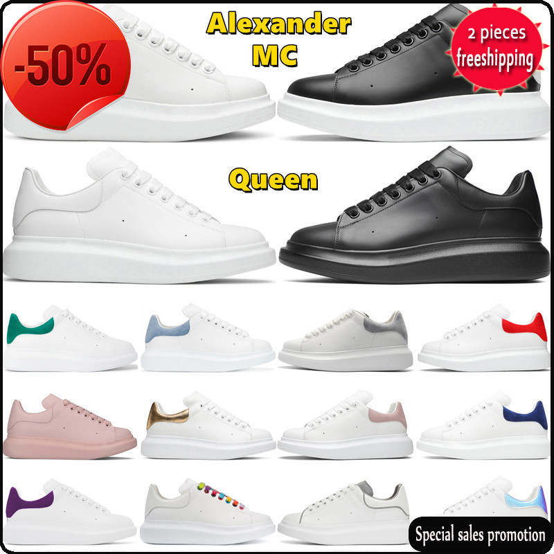 Running Shoes Designer Mc Queens Alexander Men Women Platform Sneakers Luxury Suede Leather Mens Tainers Outdoor Unisex Chaussures, Triple black 
Running Shoes Designer Mc Queens Alexander Men Women Platform Sneakers Luxury Suede Leather Mens Tainers Outdoor Unisex Chaussures, Triple black