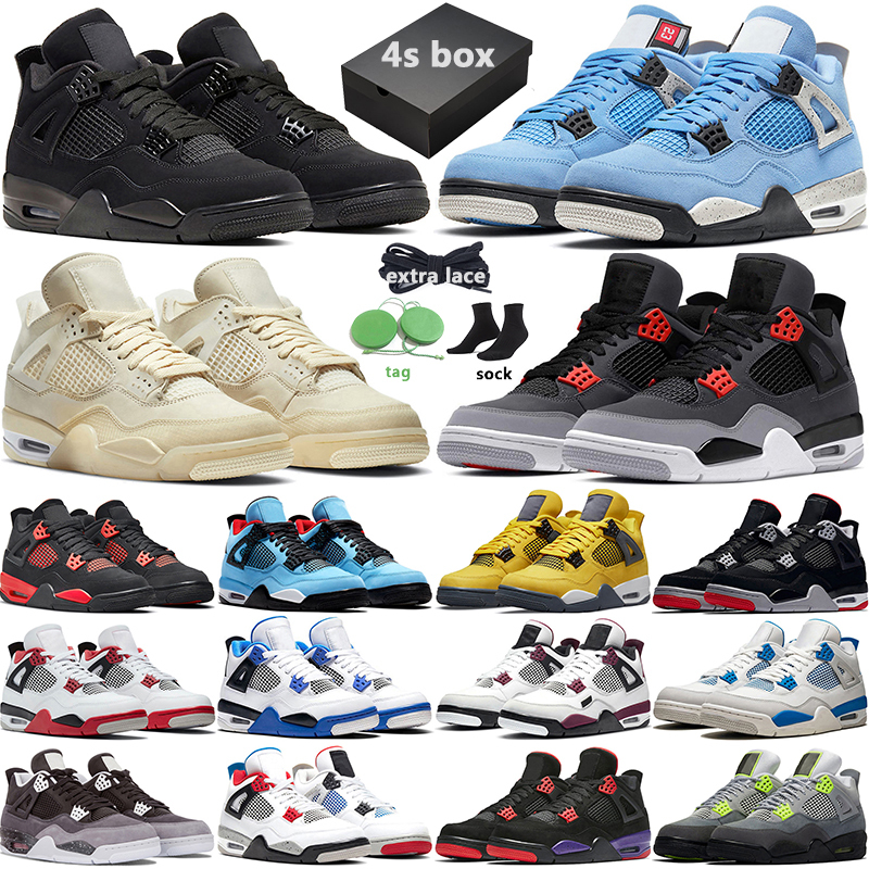 Golf shoe with box 4s Black Cat basketball shoes University Blue Infrared Sail Cool Grey Cactus Jack mens trainer, # 14
Golf shoe with box 4s Black Cat basketball shoes University Blue Infrared Sail Cool Grey Cactus Jack mens trainer, # 14