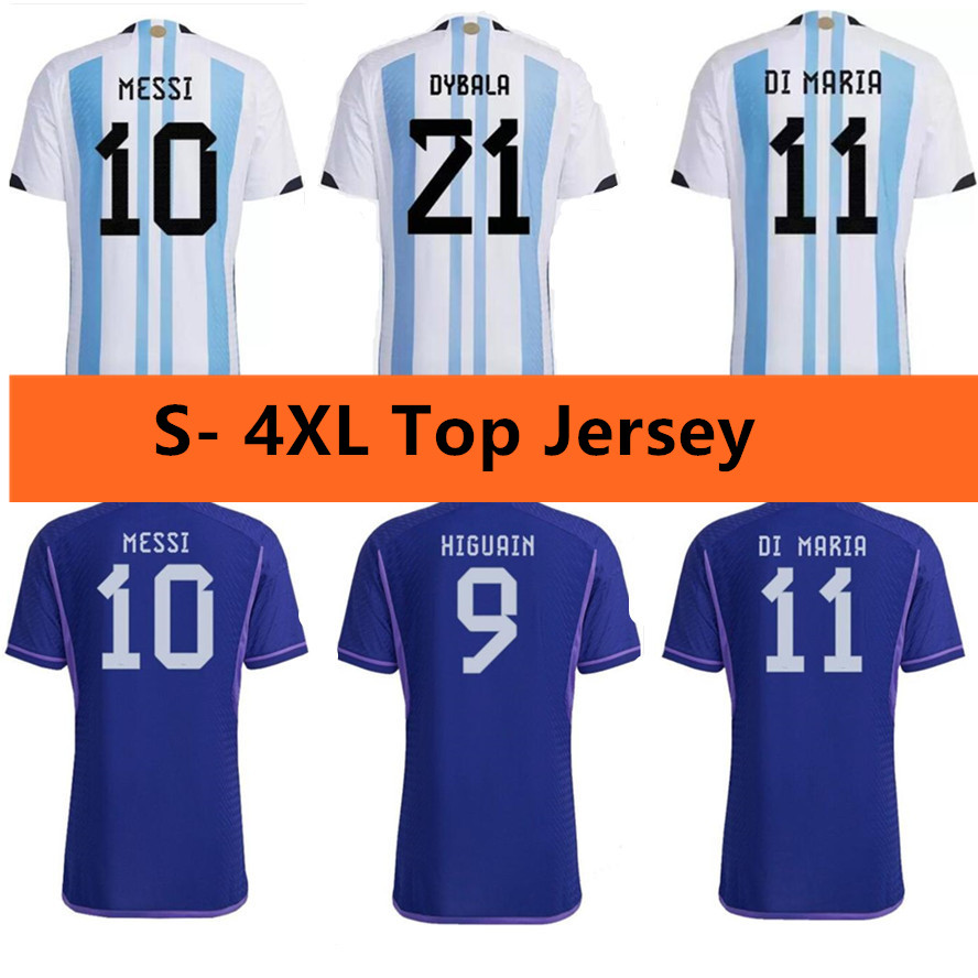 Argentine Soccer Jersey 20 22 Home Away Football Shirts 2022 2023 DYBALA National Team MARADONA Argentinian Men uniforms
Argentine Soccer Jersey 20 22 Home Away Football Shirts 2022 2023 DYBALA National Team MARADONA Argentinian Men uniforms