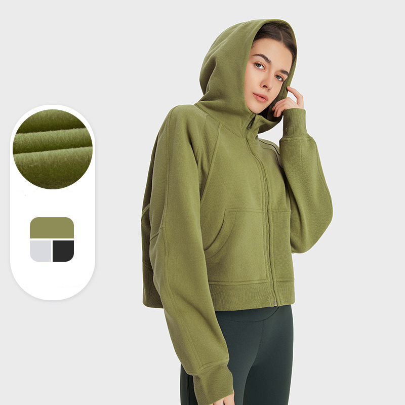 lu yoga autumn and winter new velvet thick sports jacket women's windproof hooded warm fitness top women's lu-DH202 Please check the size chart to buy, Black
lu yoga autumn and winter new velvet thick sports jacket women's windproof hooded warm fitness top women's lu-DH202 Please check the size chart to buy, Black