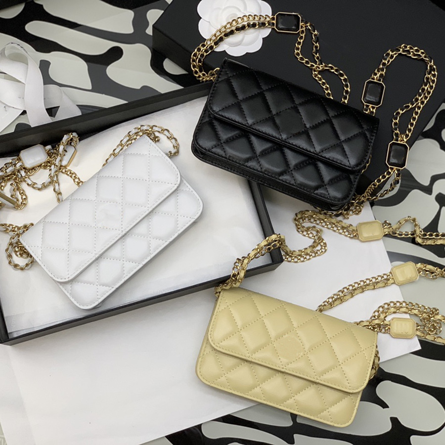 10A Original quality Black gold sugar chain bag 15.2cm luxury woman shoulder bag leather crossbody bagss fashion designer bags lady clutch purse With box C069
10A Original quality Black gold sugar chain bag 15.2cm luxury woman shoulder bag leather crossbody bagss fashion designer bags lady clutch purse With box C069