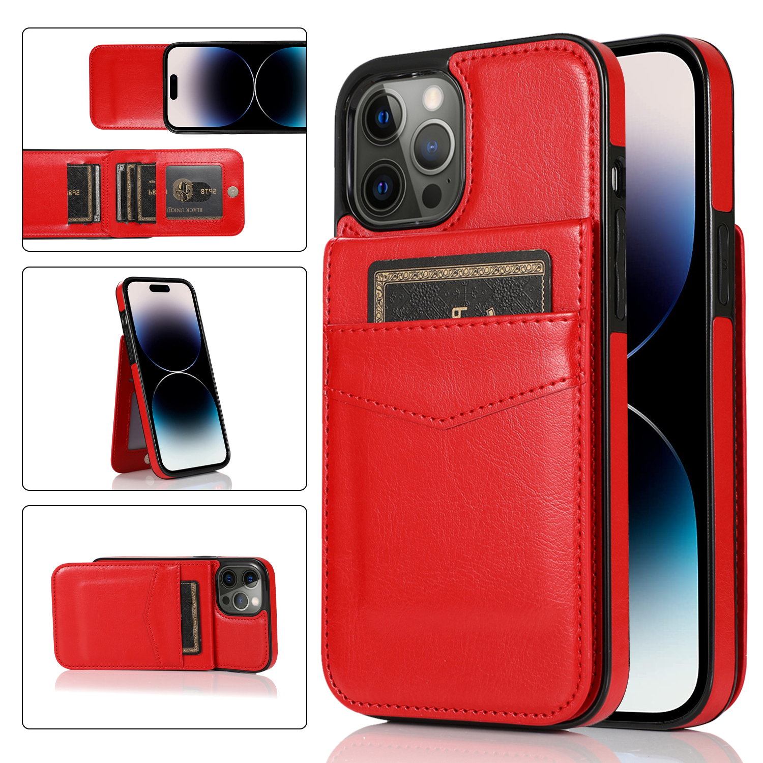 Premium Leather Card Holder Wallet Cases For iPhone 14 Pro Max 13 12 11 XR XS X 8 7 Plus Cards Bag Pocket Stand Phone Cover Funda, Rose gold
Premium Leather Card Holder Wallet Cases For iPhone 14 Pro Max 13 12 11 XR XS X 8 7 Plus Cards Bag Pocket Stand Phone Cover Funda, Rose gold
