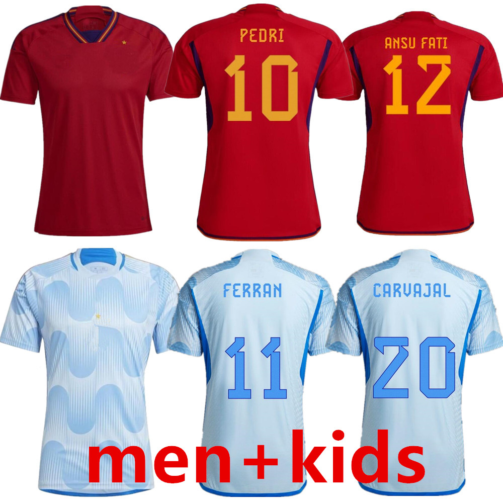 Men and kids kits 2022 Espana soccer jerseys PEDRI FERRAN TORRES MORATA GAVI spain football shirt ANSU FATI KOKE AZPILICUETA women pre match, Away kids
Men and kids kits 2022 Espana soccer jerseys PEDRI FERRAN TORRES MORATA GAVI spain football shirt ANSU FATI KOKE AZPILICUETA women pre match, Away kids