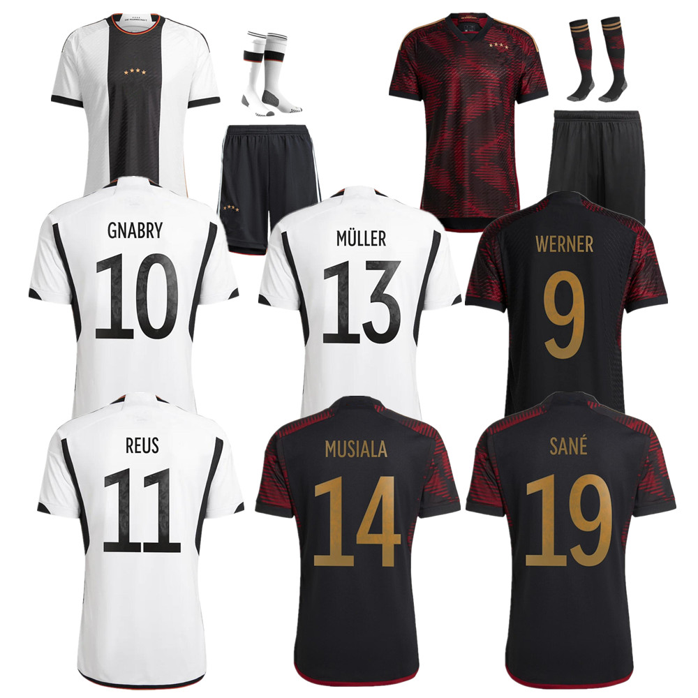 2022 HUMMELS Germanies Soccer Jerseys SANE KROOS WERNER MULLER GERMANe Football shirt GOTZE Gnabry REUS MUSIALA 22 23 men home away uniform, 22/23 away
2022 HUMMELS Germanies Soccer Jerseys SANE KROOS WERNER MULLER GERMANe Football shirt GOTZE Gnabry REUS MUSIALA 22 23 men home away uniform, 22/23 away