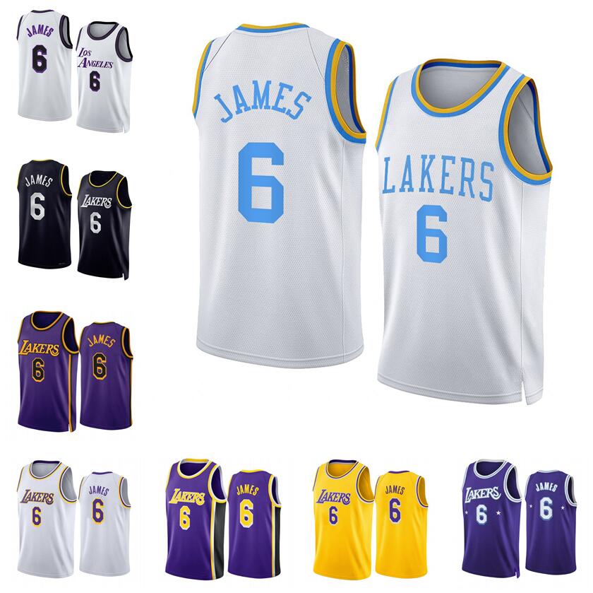 Basketball Jerseys 6 James 2022-23 season White yellow Black purple city Men Women Youth jersey, With logo
Basketball Jerseys 6 James 2022-23 season White yellow Black purple city Men Women Youth jersey, With logo