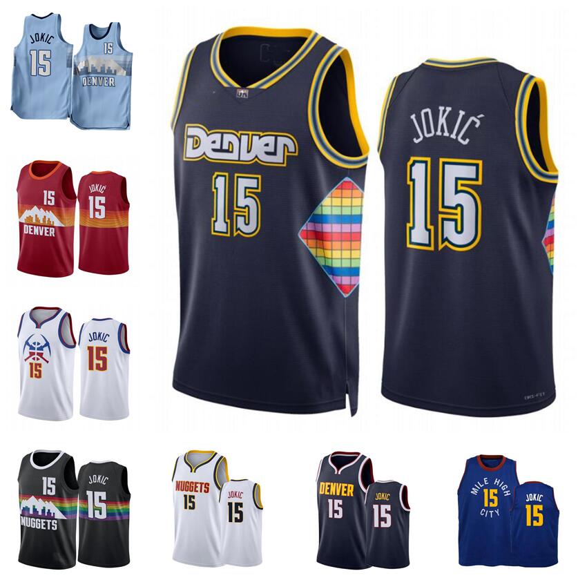 Basketball Jerseys 15 Jokic 2022-23 season blue white black city Men Women Youth jersey, With logo
Basketball Jerseys 15 Jokic 2022-23 season blue white black city Men Women Youth jersey, With logo