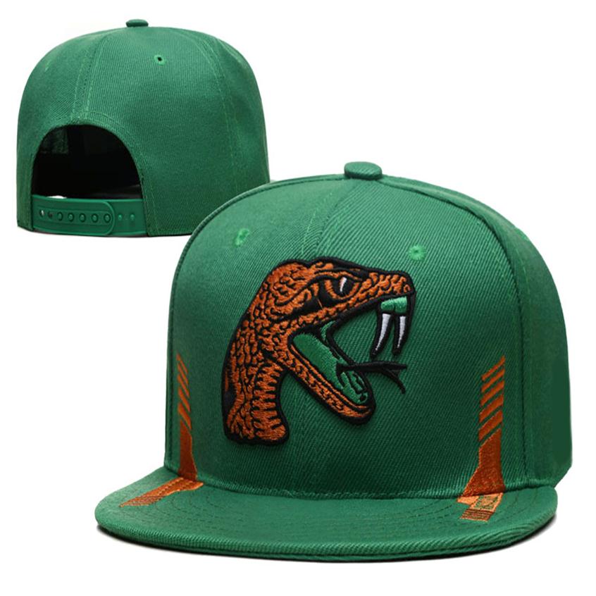 FAMU Florida A&M Rattlers Hats for Men Women Adjustable Snapback Cap for Fan Gifts3160, Green
FAMU Florida A&M Rattlers Hats for Men Women Adjustable Snapback Cap for Fan Gifts3160, Green