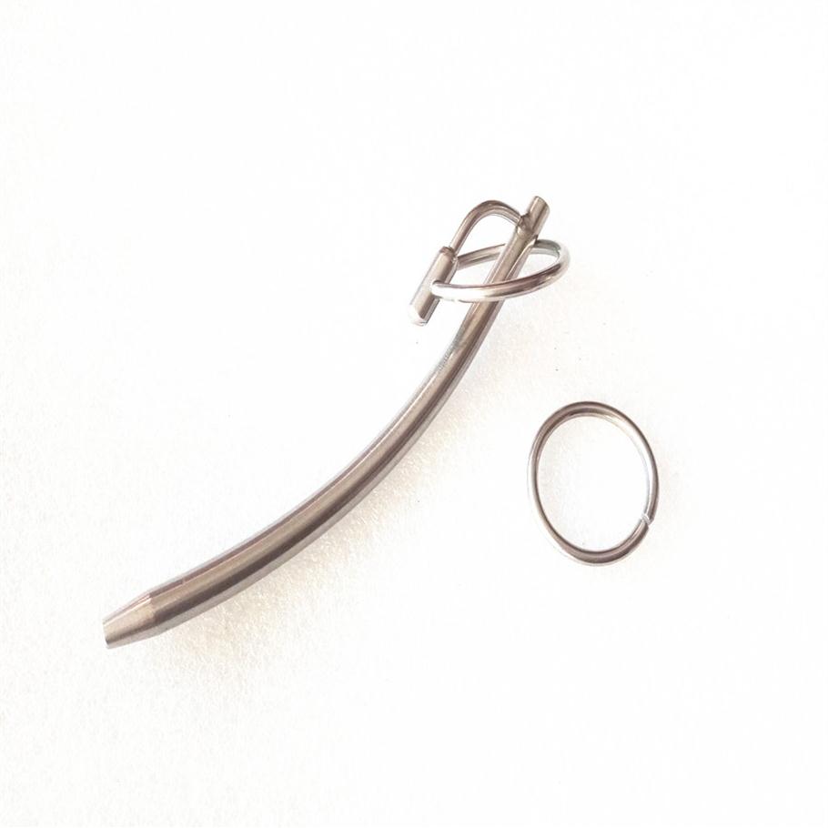 stainless steel urethral catheter penis insert dilator sounding rods glans ring urethra sounds plug chastity sex toys XCXA032211M