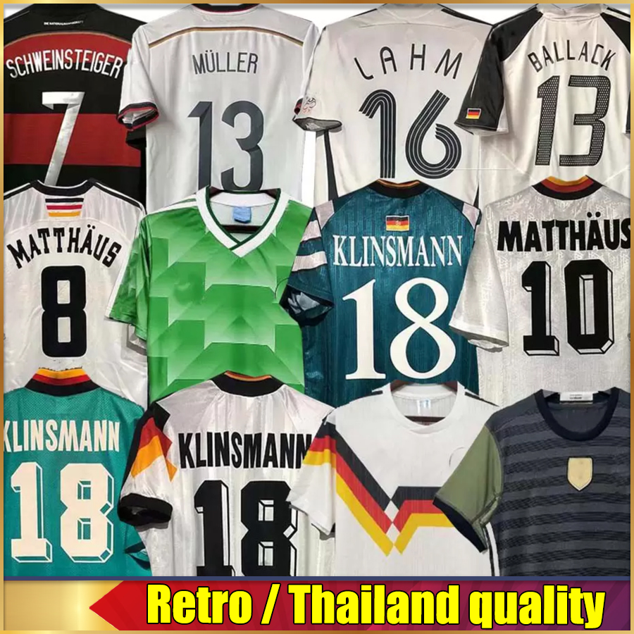 1990 1992 1994 Germanys Soccer Jerseys Retro Littbarski BALLACK 1998 1988 1996 2004 2014 MatthAus HAssler Bierhoff KLOSE KLINSMANN Matthias shirt KALKBRENNER, 2014 away
1990 1992 1994 Germanys Soccer Jerseys Retro Littbarski BALLACK 1998 1988 1996 2004 2014 MatthAus HAssler Bierhoff KLOSE KLINSMANN Matthias shirt KALKBRENNER, 2014 away