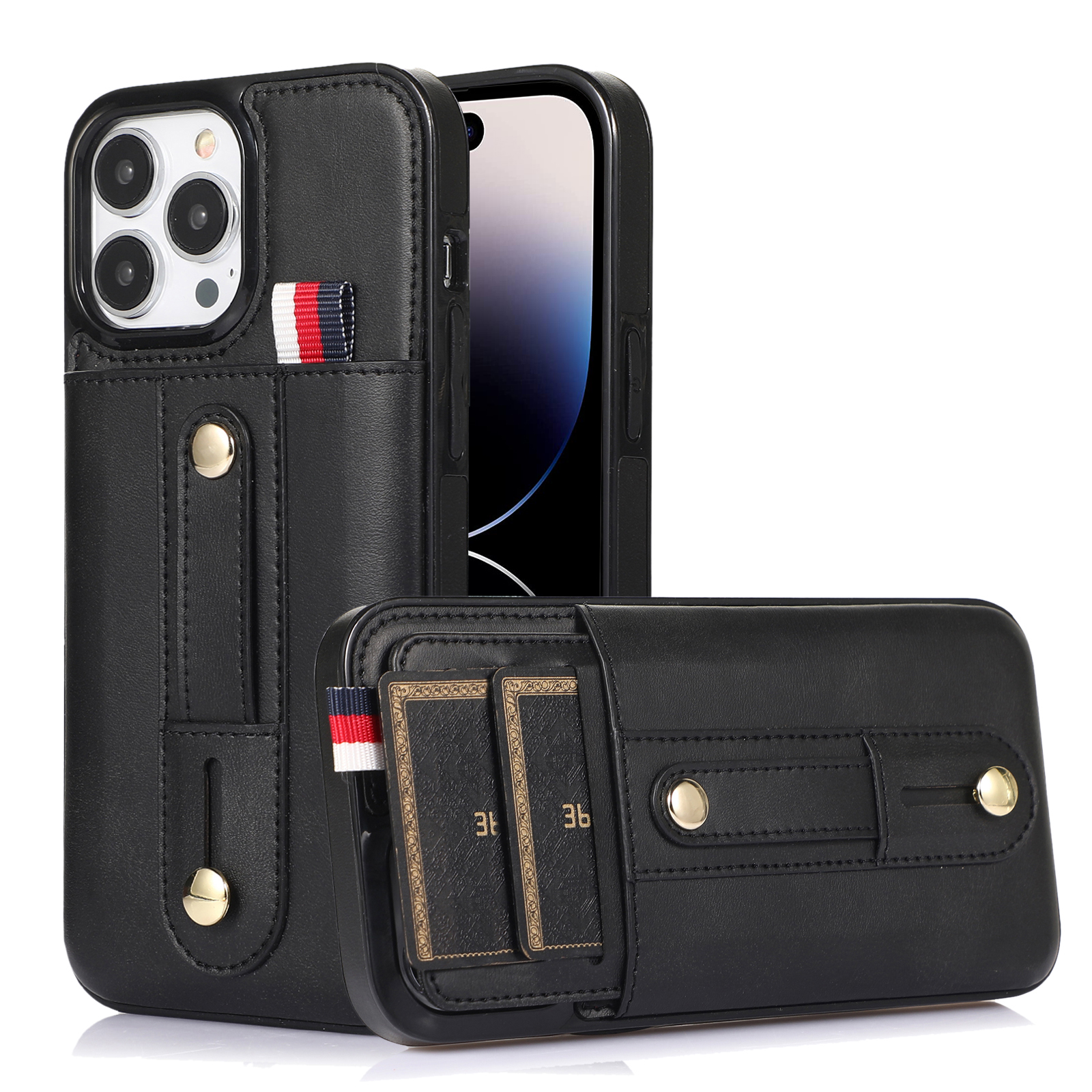 Drop Protection Leather Hidden Card Slots Wallet Cases For iPhone 14 Pro Max 13 12 11 XR XS X 8 7 Plus Hand Loop Strap Stand Phone Cover Funda, Rose gold
Drop Protection Leather Hidden Card Slots Wallet Cases For iPhone 14 Pro Max 13 12 11 XR XS X 8 7 Plus Hand Loop Strap Stand Phone Cover Funda, Rose gold
