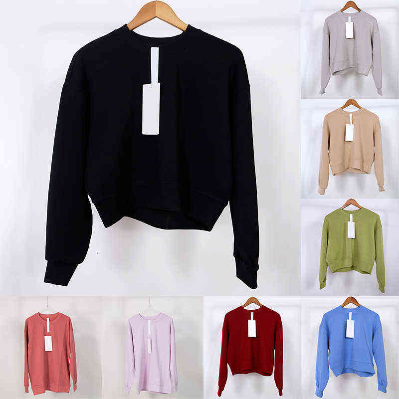 Women's Hoodies Sweatshirts Yoga clothes designer autumn womens Fashion solid color hoodies sweater sports round neck long sleeve casual loose Sweatshirts
Women's Hoodies Sweatshirts Yoga clothes designer autumn womens Fashion solid color hoodies sweater sports round neck long sleeve casual loose Sweatshirts
