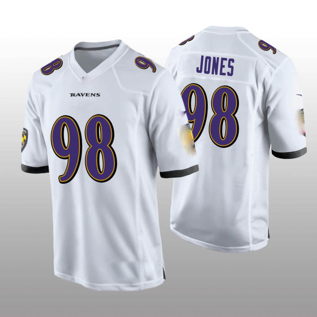 Men's Travis Jones Baltimore''Ravens''Jersey Game Road Jersey - White - Football Shirt Shorts Soccer
Men's Travis Jones Baltimore''Ravens''Jersey Game Road Jersey - White - Football Shirt Shorts Soccer